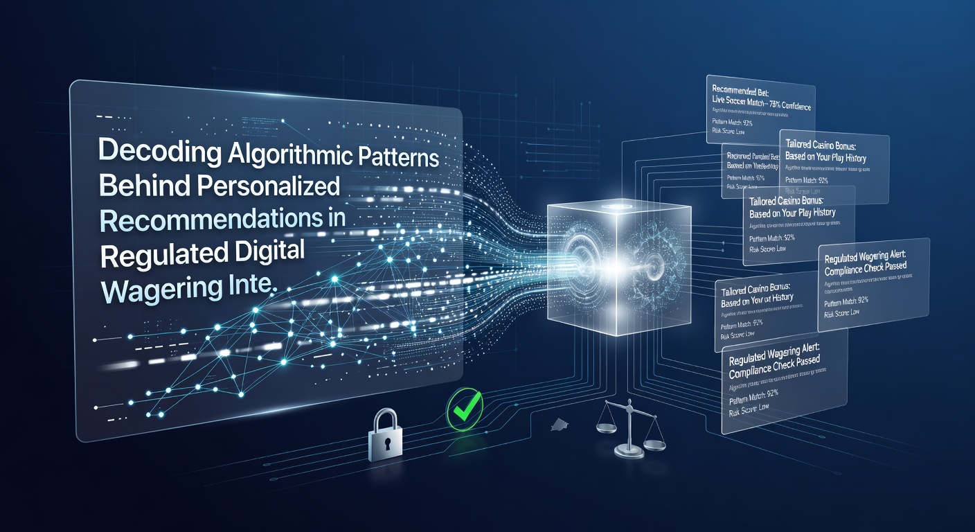 Diagram illustrating data flow from user behavior through machine learning models to personalized wager suggestions under regulatory oversight
