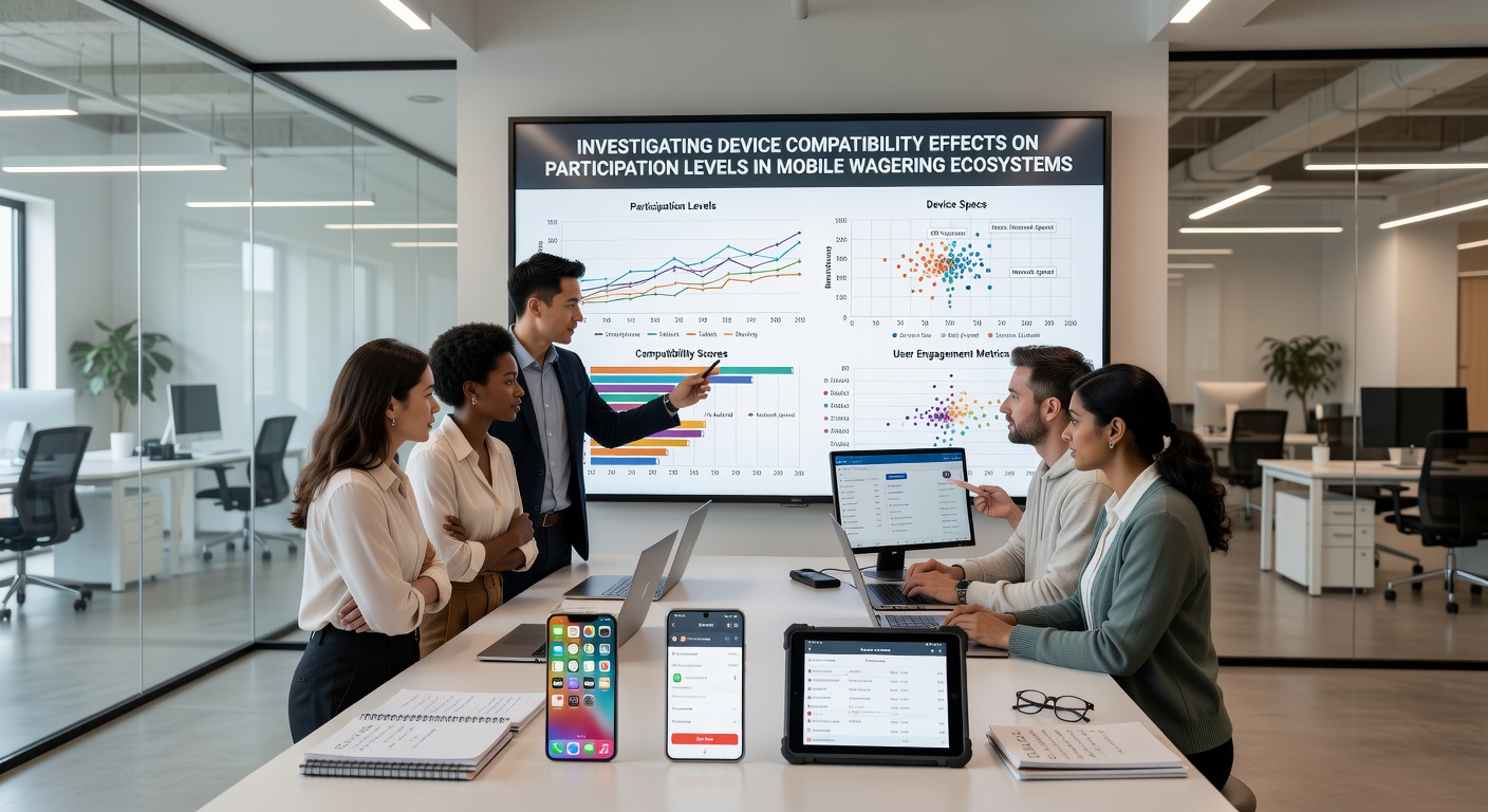 Infographic showing participation rate differences by device type and operating system version