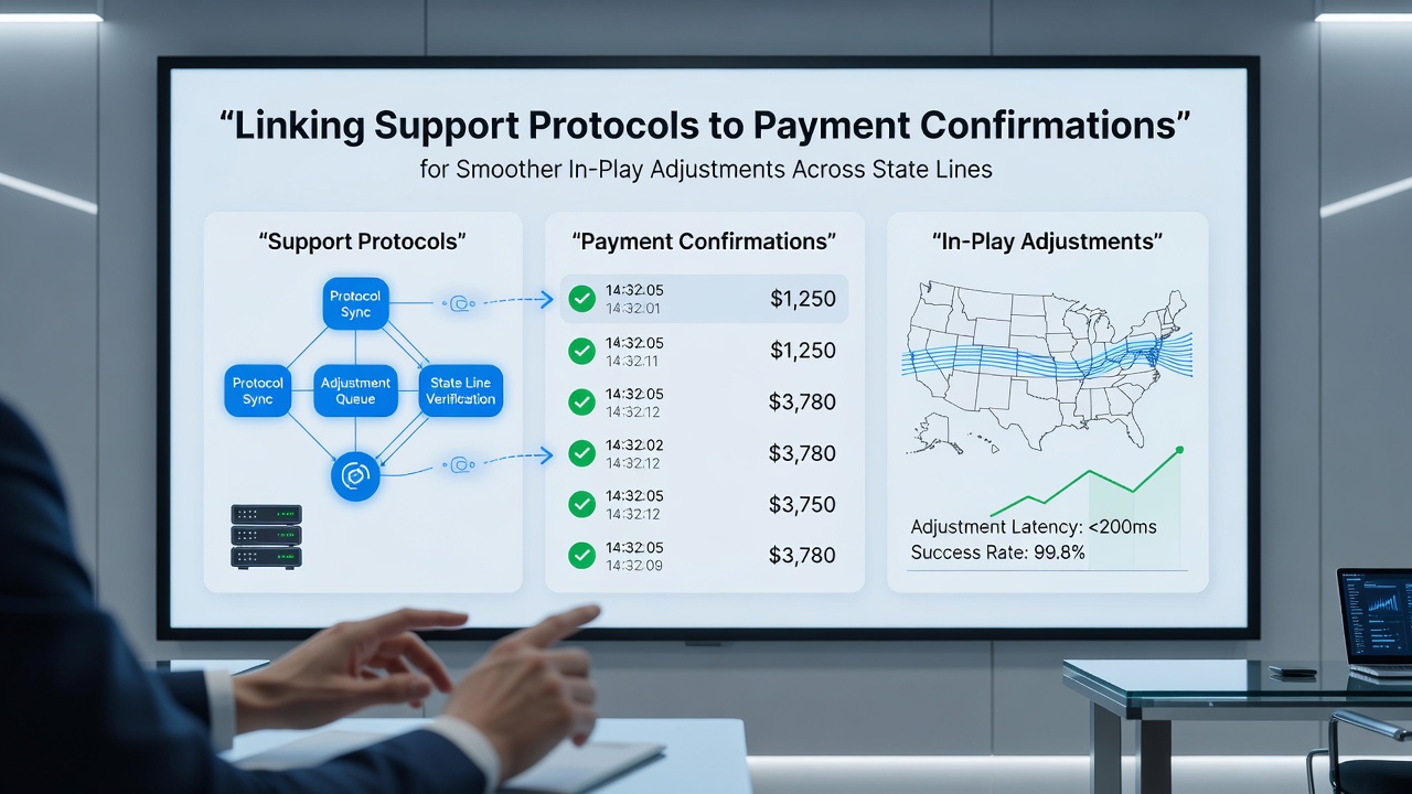 Diagram showing API connections between support protocols and payment systems for interstate live betting operations
