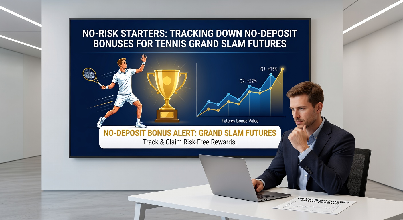 Tennis court during a Grand Slam tournament with players competing under bright lights, highlighting futures betting opportunities