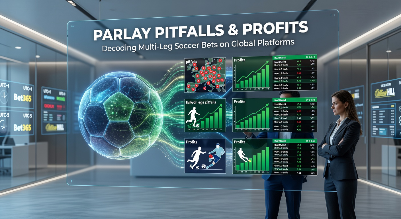 Visual breakdown of a multi-leg soccer parlay bet showing interconnected match outcomes and multiplying odds