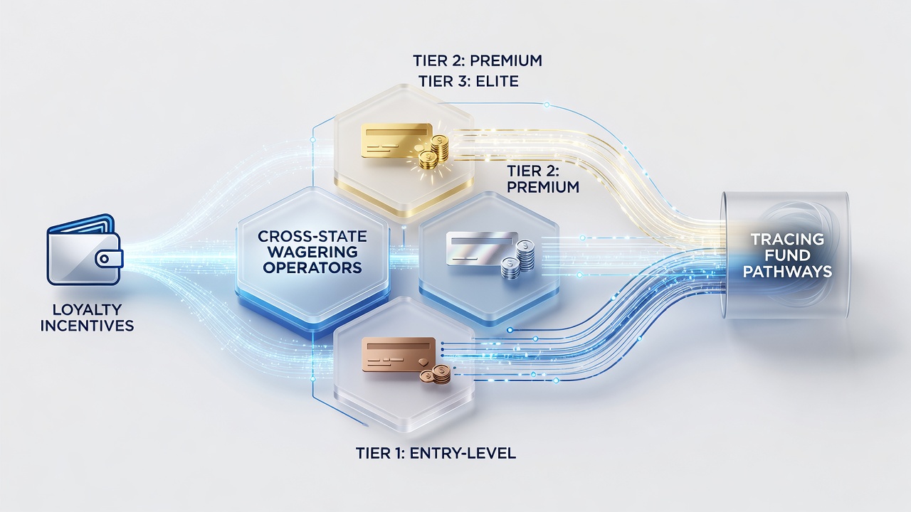 Illustration of compliance checkpoints in cross-state fund transfers